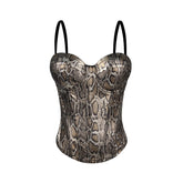 Spaghetti snake Corset Top