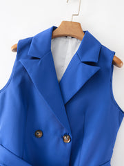 Sepia Belt Waistcoat