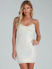 Glowy pearl dress