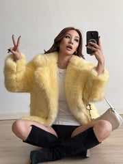 Canary Fur Coat