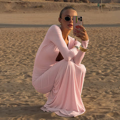Deep V Dress