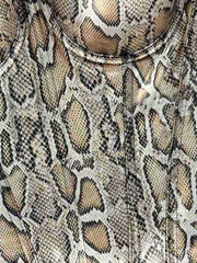 Spaghetti snake Corset Top