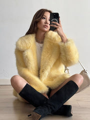 Canary Fur Coat