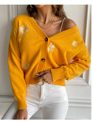 Yellow Sweater Coat