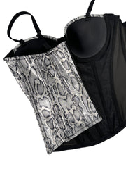 Spaghetti snake Corset Top