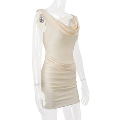 Gold cream Dress