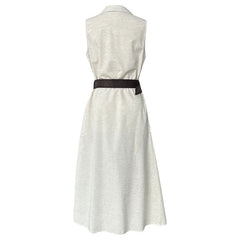 Linen Cinched Dress